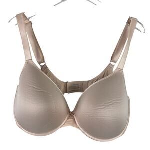 Chantelle 36 DDDD 2196 Modern Invisible Plunge Memory Foam Bra Convertible Nude